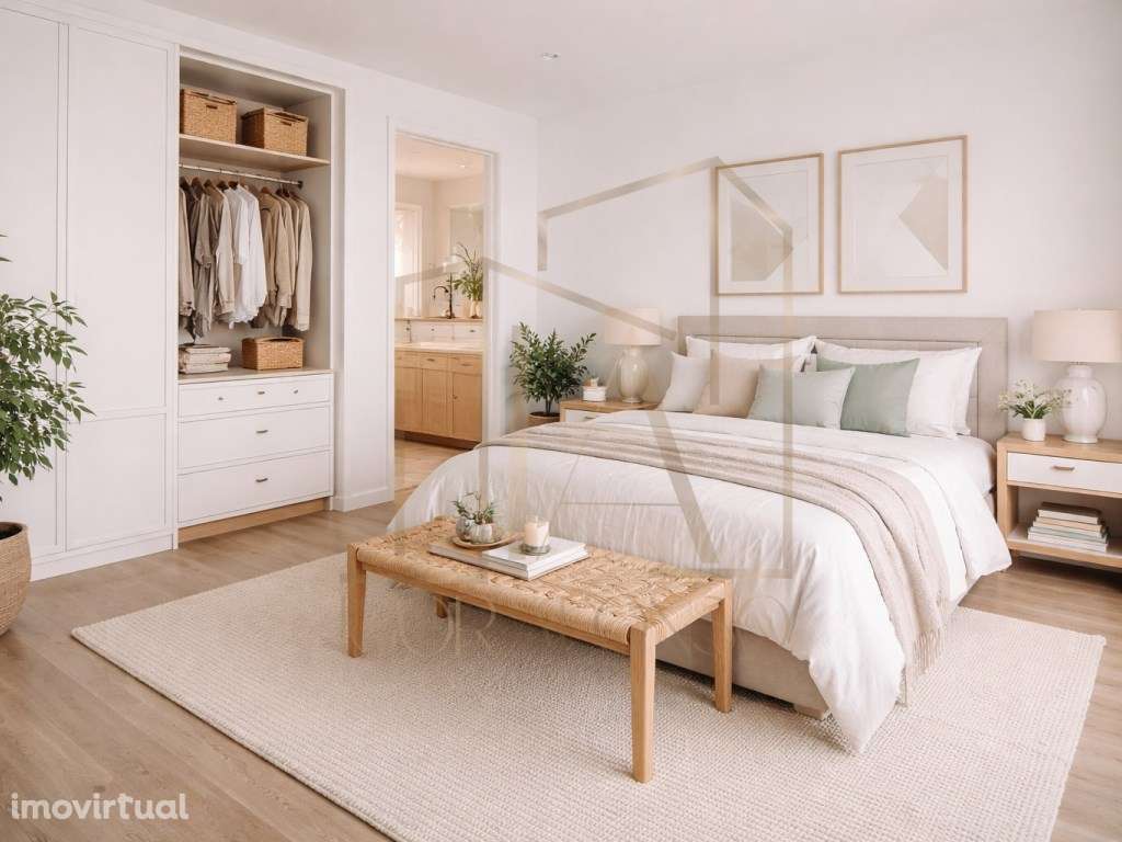 Apartamento moderno T3 com varanda e churrasqueira - Grande imagem: 3/8