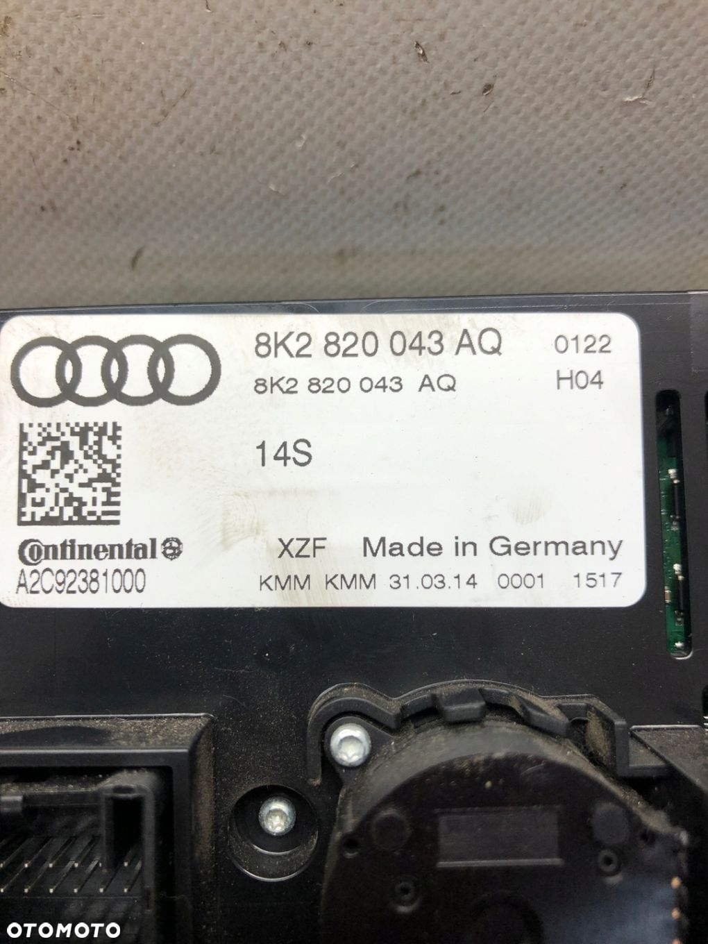 PANEL KLIMATYZACJI SQ5 Q5 A4 B8 A5 8K2820043AQ - 3