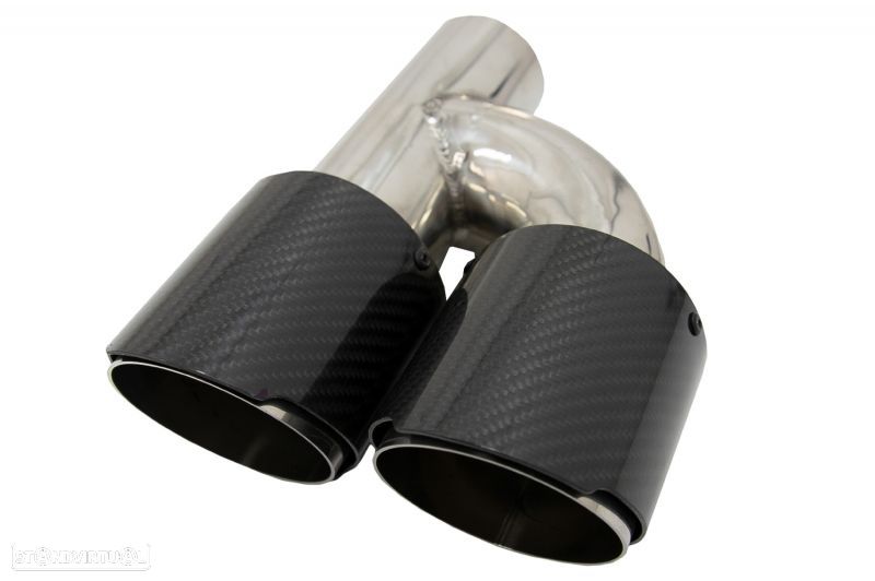 Ponteiras de Escape Look Akrapovic Duplas 18.50 cm - 4