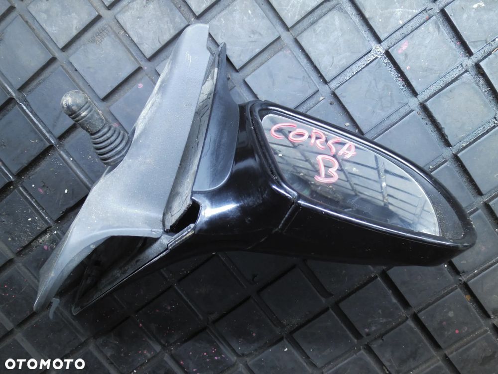 LUSTERKO PRAWE MANUALNE OPEL CORSA B CZARNE - 2