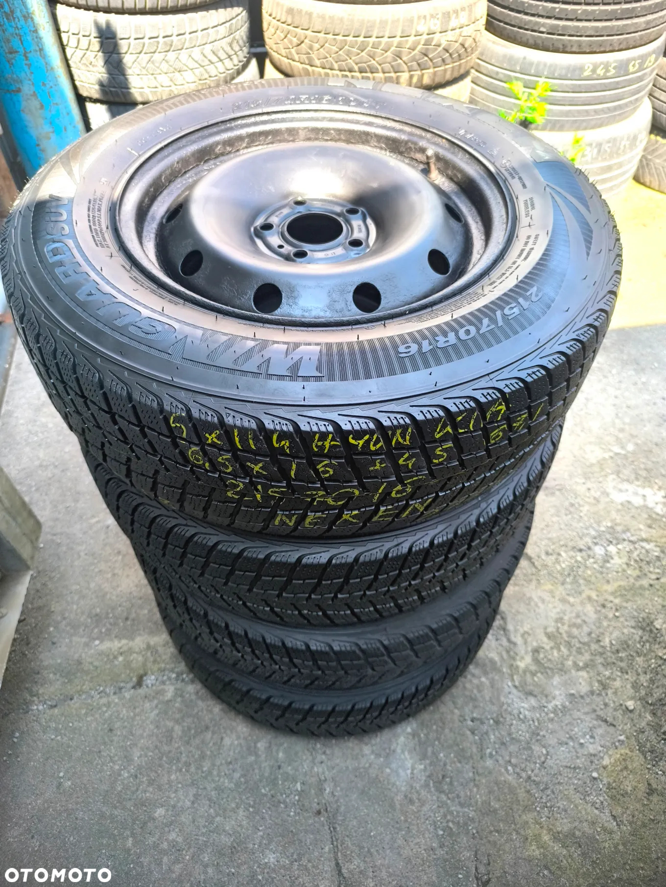 5x114,3 5x114 Felgi Stalowe Stal 16 Koła Zimowe Zima HYUNDAI ix35 Santa Fe Tucson Kia Sportage SORENTO Mitsubishi ASX Outlander Legnica ALU-RAD 215/70 5,5mm - 2