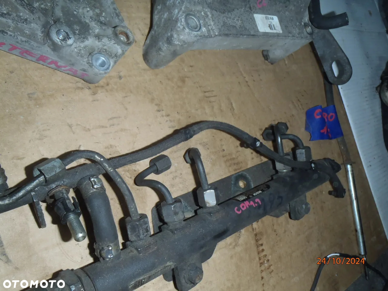 kolektor ssący alternator sprężarka sprzęgło docisk tarcza  dwumasa dwumas chłodniczka oleju opel corsa combo astra meriva 1.3 cdti - 24