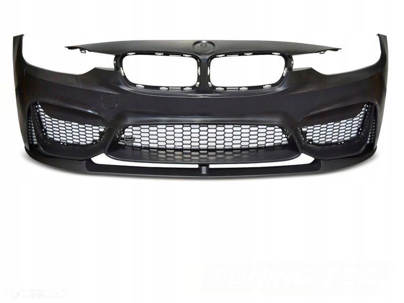 zderzak przod kpl kratki spoiler tuning sport m3look m-pakiet bmw 3 f30 f31 - 2
