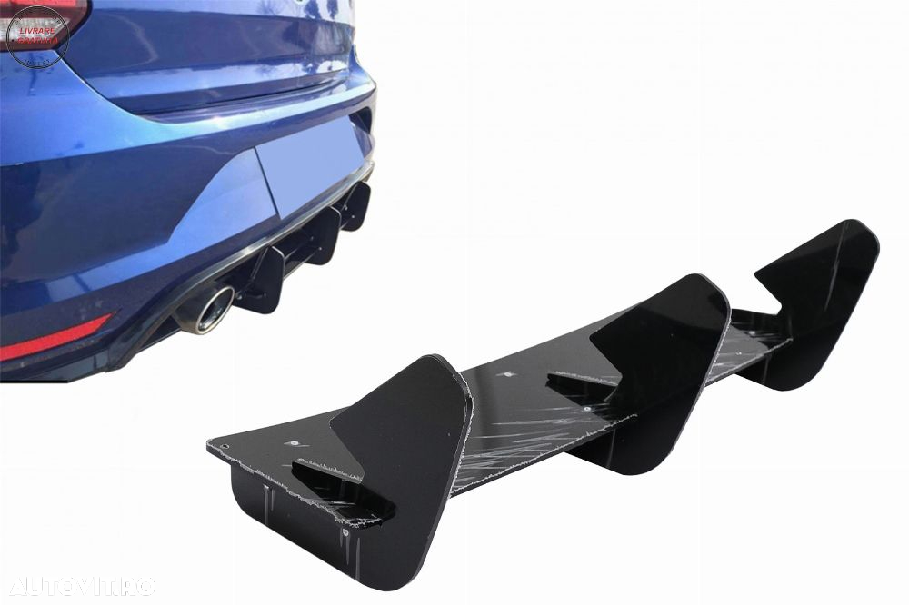 Extensie Prelungire Difuzor Bara Spate VW Polo 6R GTI Bara (2011-2018)- livrare gratuita - 9