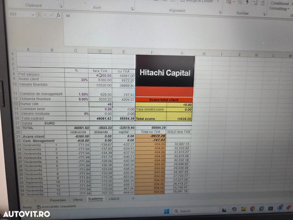 Hitachi ZX55, 5t, 2020, 2.189h, CUPLA RAPIDA HIDRAULICA+3 CUPE, senile cauciuc NOI, inst picon pe brate, inst rotire pe brate, LAMA NIVELARE, ad sapare 5m, latime 2m, ridica 3,2t, Aer cond, posibilitate leasing, STARE FOARTE BUNA-PROMOTIE 41.900 EUR+Tva - 30