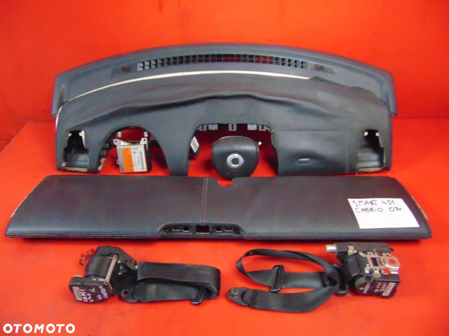 SMART ForTwo II 451 DESKA KONSOLA PODUSZKI AIRBAG - 1