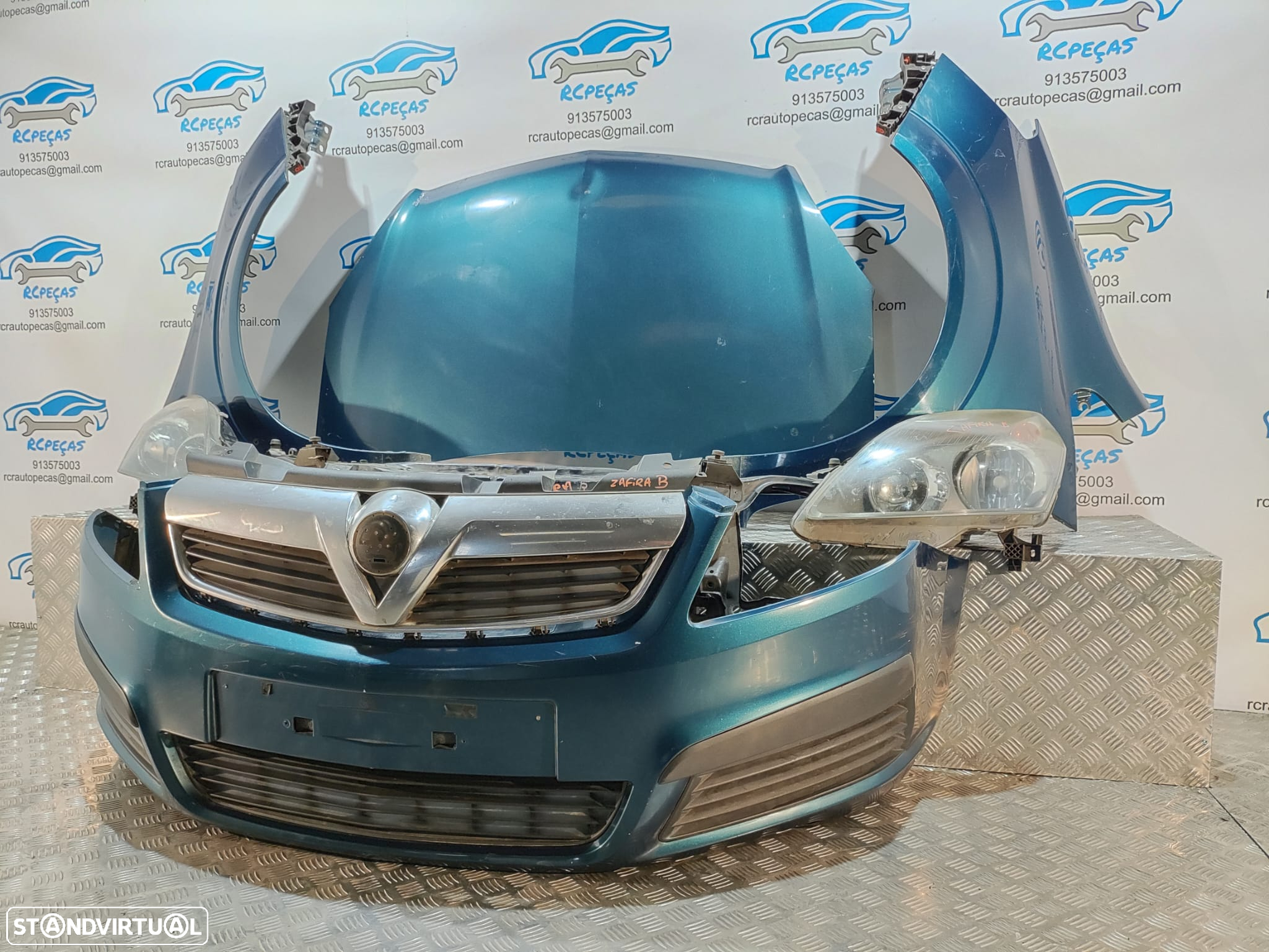 FRENTE COMPLETA OPEL ZAFIRA B A05 CAPOT PARACHOQUES GUARDA-LAMAS OTICAS RADIADOR - 3