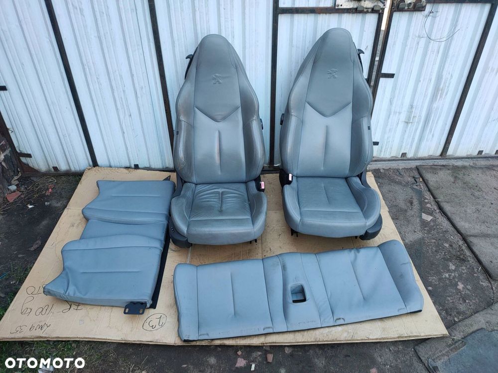 komplet foteli peugeot rcz jasna skóra - 7