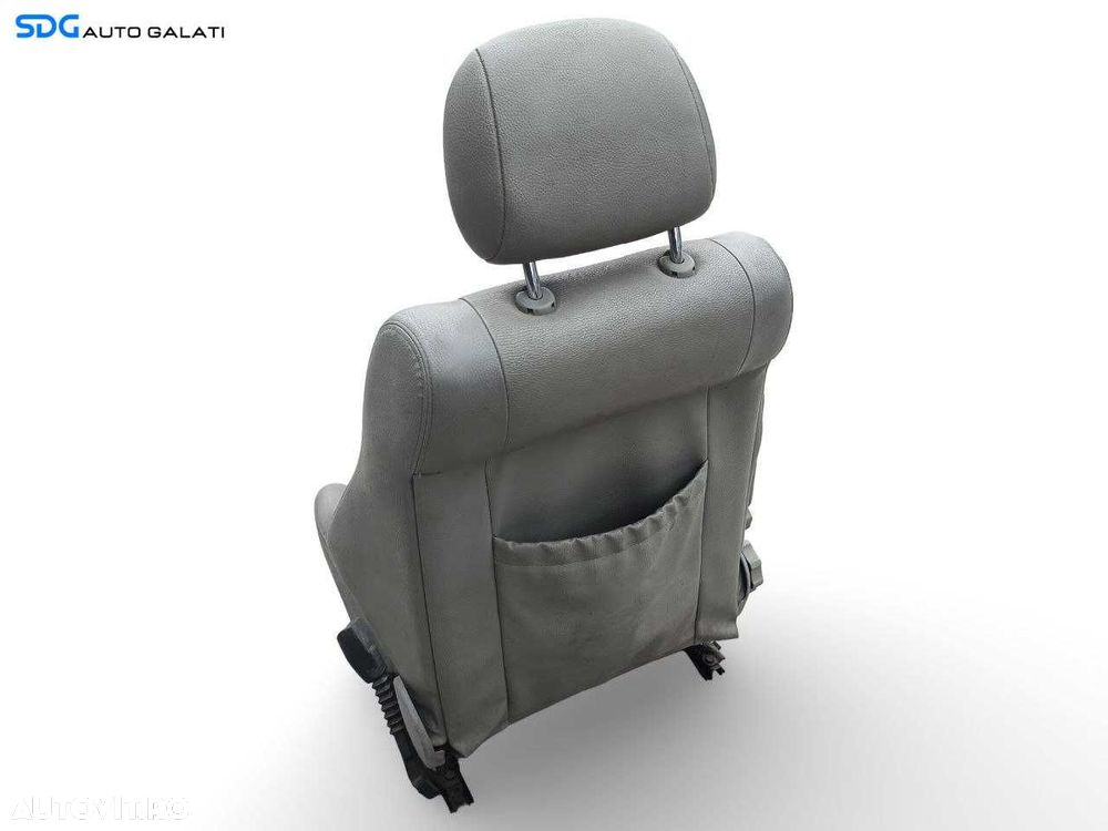 Interior Piele Gri Complet Scaun Scaune Stanga Dreapta Fata Bancheta cu Sezut si Spatar Opel Astra G Break 1998 - 2007 [LN0242] - 4