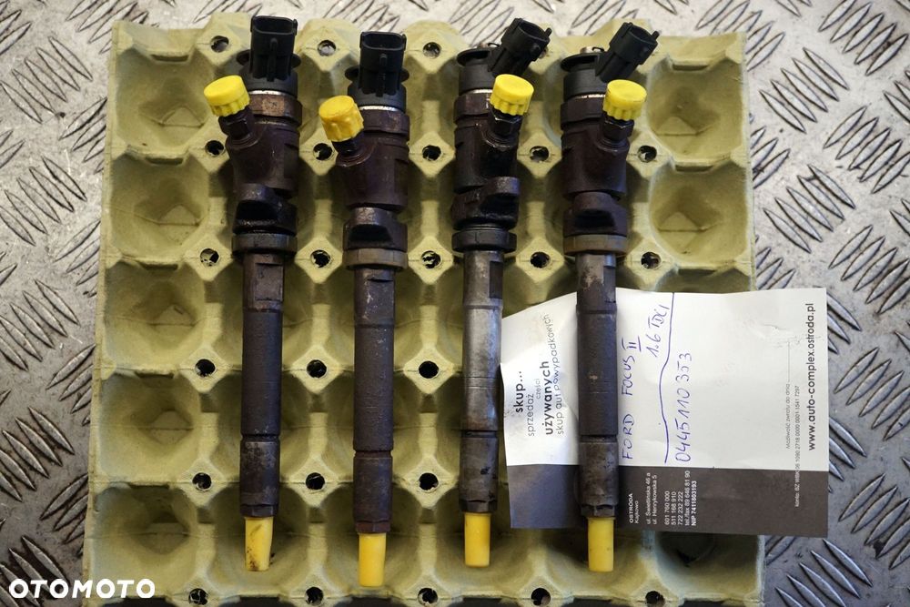 WTRYSKIWACZE WTRYSKI FOCUS II MK2 1.6 TDCI 0445110353 FORD 2004-2008 - 1