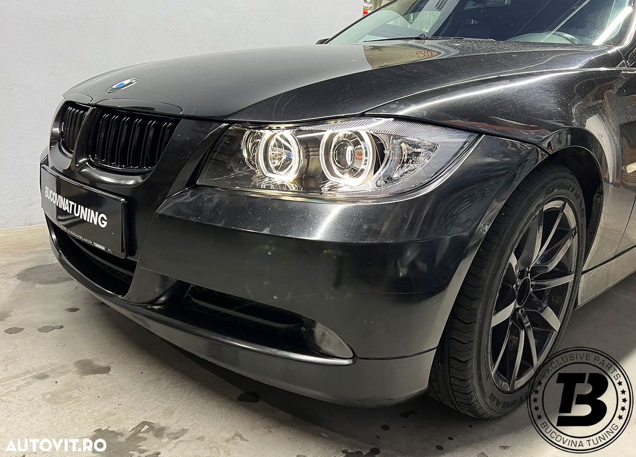 Faruri LED Angel Eyes compatibile cu BMW Seria 3 E90 E91 - Taiwan - 10