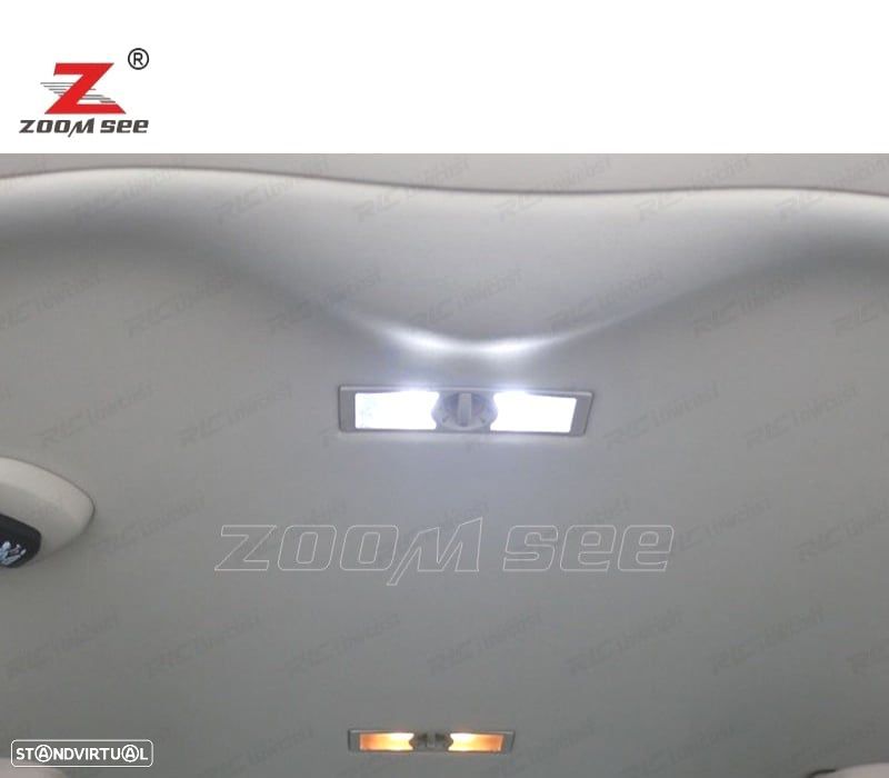KIT COMPLETO DE 21LÂMPADAS LED INTERIOR PARA ALHAMBRA MK1 7 V 8 7V9 2001-2010 - 2