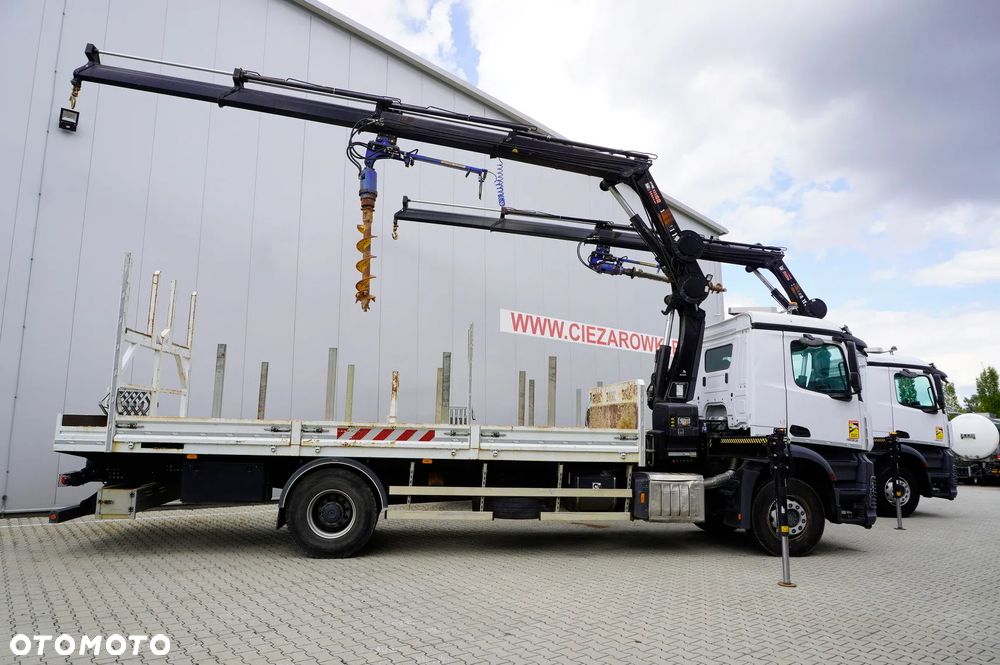 Mercedes-Benz Arocs 1833 4×2 / 50 tys. km! / HDS HIAB X-HIPRO 192 ES-3 / Pilot / Wiertło / 3 szt._260270 - 9