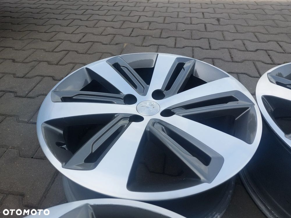 PEUGEOT 2008 3008 5008 FELGI ALUFELGI R18 7.5J ET29 4X108 OE PEUGEOT 9802462477 JAK NOWE! PROSTE! - 6