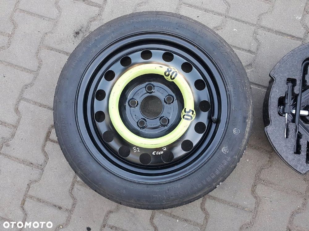 KIA CEED I II 06-15r I30 II KOŁO DOJAZDOWE 16 5X114.3 LEWAREK - 2