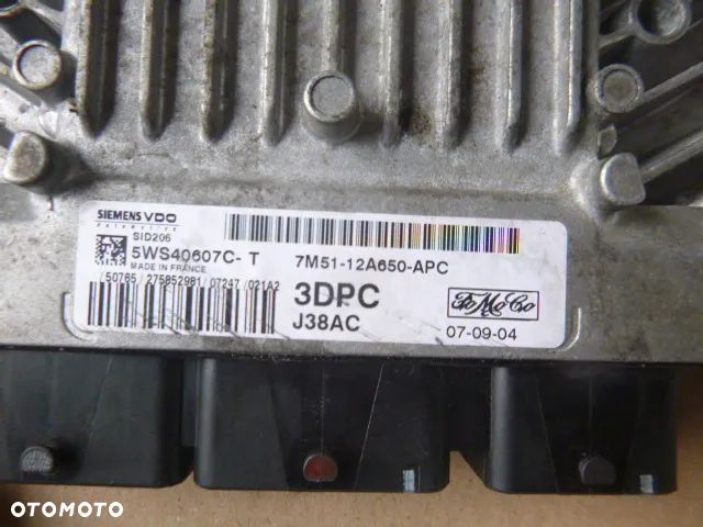 ZESTAW STARTOWY KOMPUTER STACYJKA IMMOBILIZER FORD FOCUS MK2 1.8 TDCI - 6