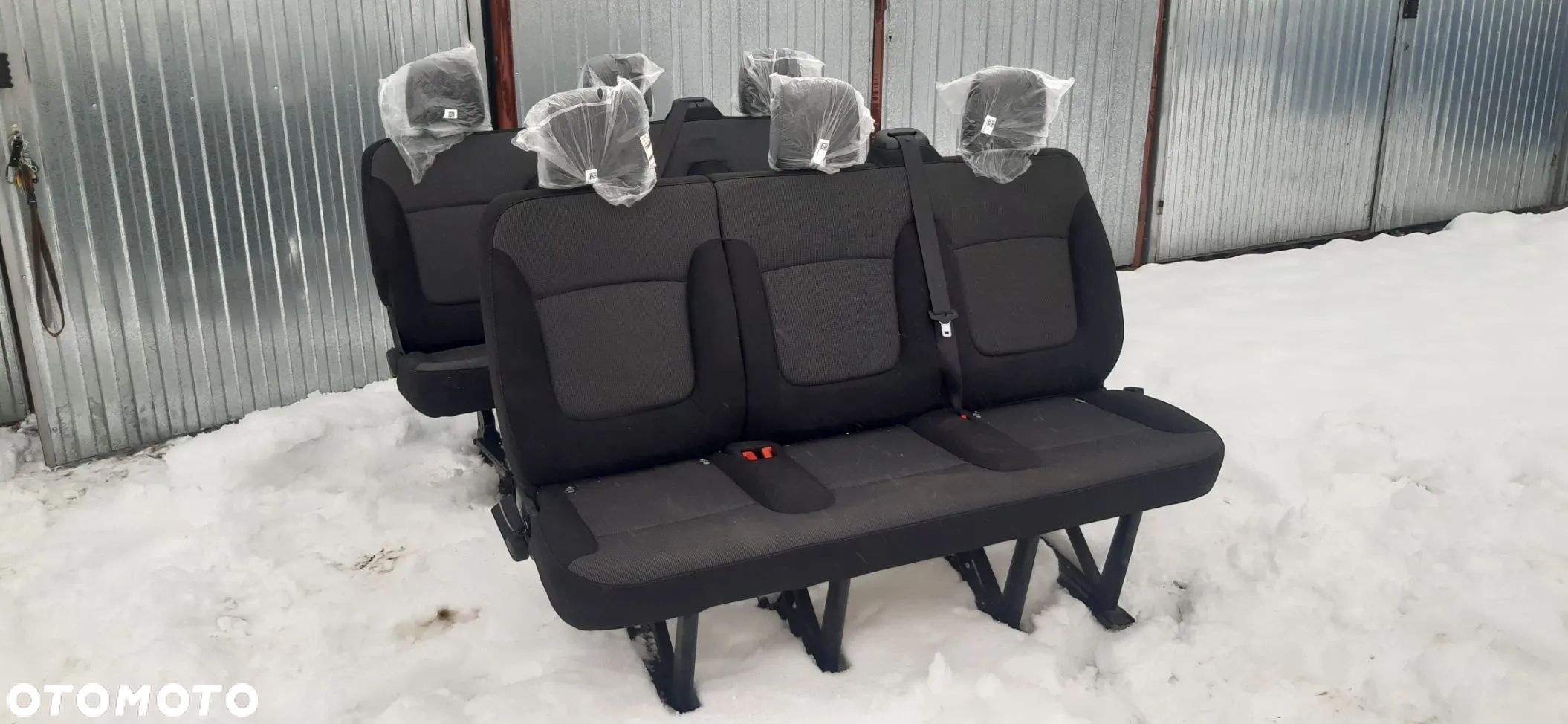 Ławka fotel kanapa II rząd Renault Trafic II/III Opel Vivaro Talento - 1