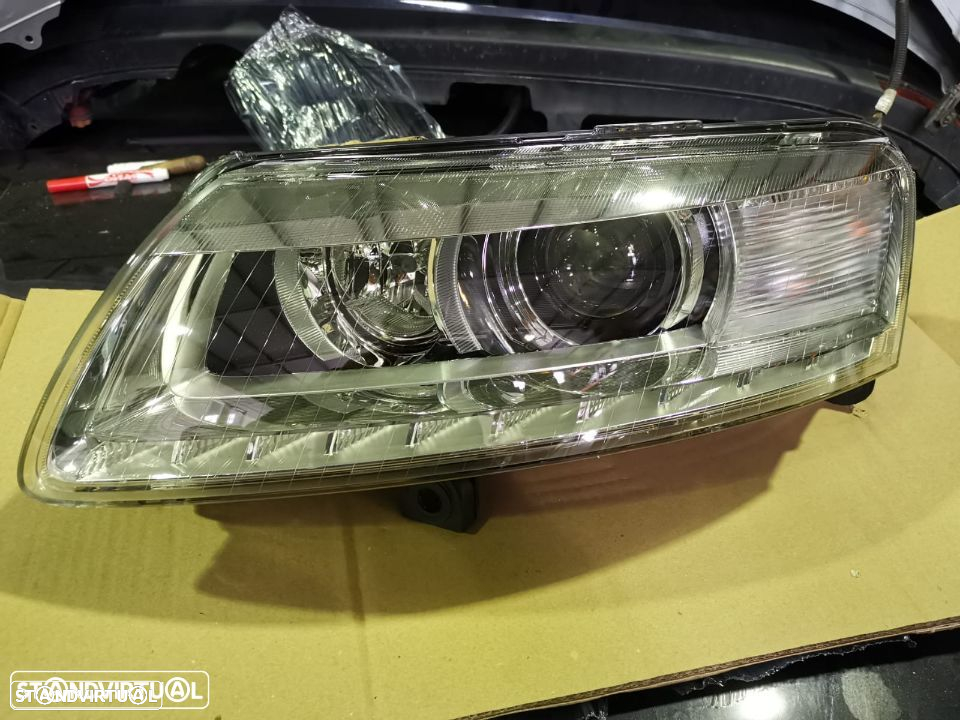 AUDI A6 C6 FAROL ESQ XENON / LED - FF011 - 11