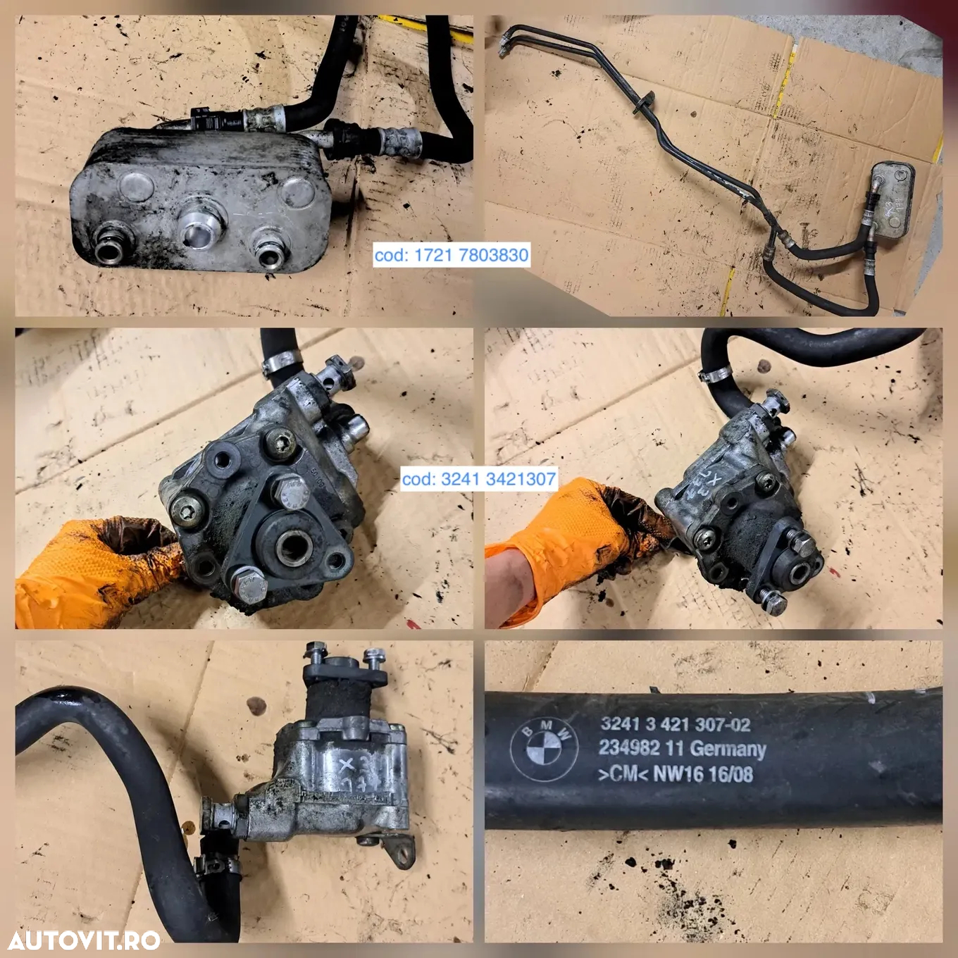 Turbina Galerie admisie Compresor Alternator  Racitor gaze EGR supapa Termoflot Pompa servo Instalatie electrica Bmw  X3 E83 X3 E83 Lci - 7