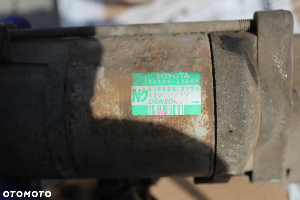 rozrusznik toyota yaris II auris I 1.4 d4d 28100-33080 - 7