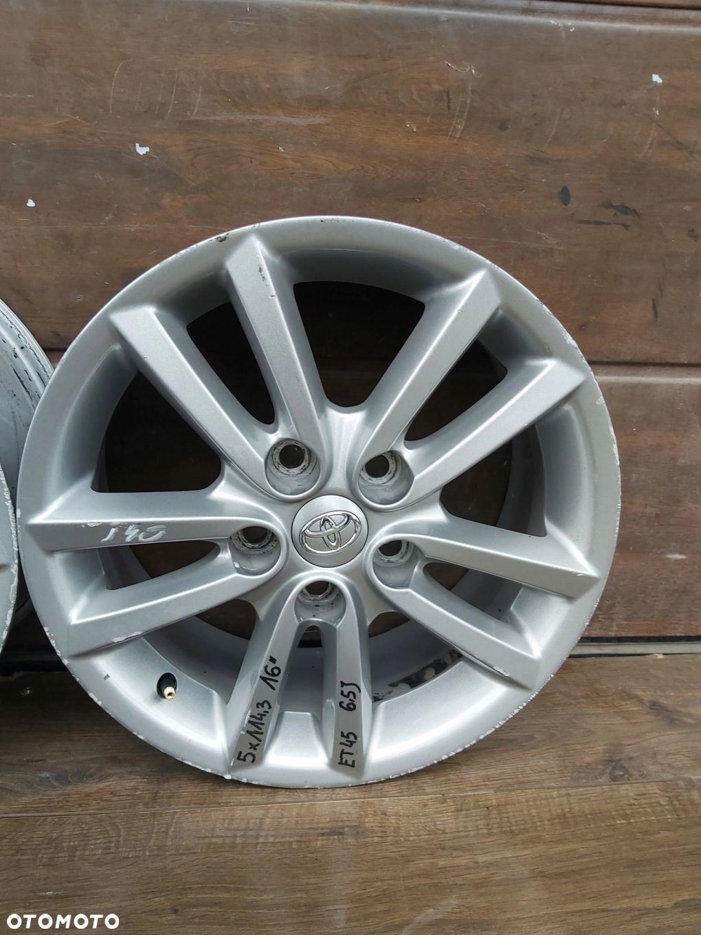 Toyota Auris I II Alufelgi 16 5x114,3 et45 6,5J Verso Avensis 42611-YY250 - 6