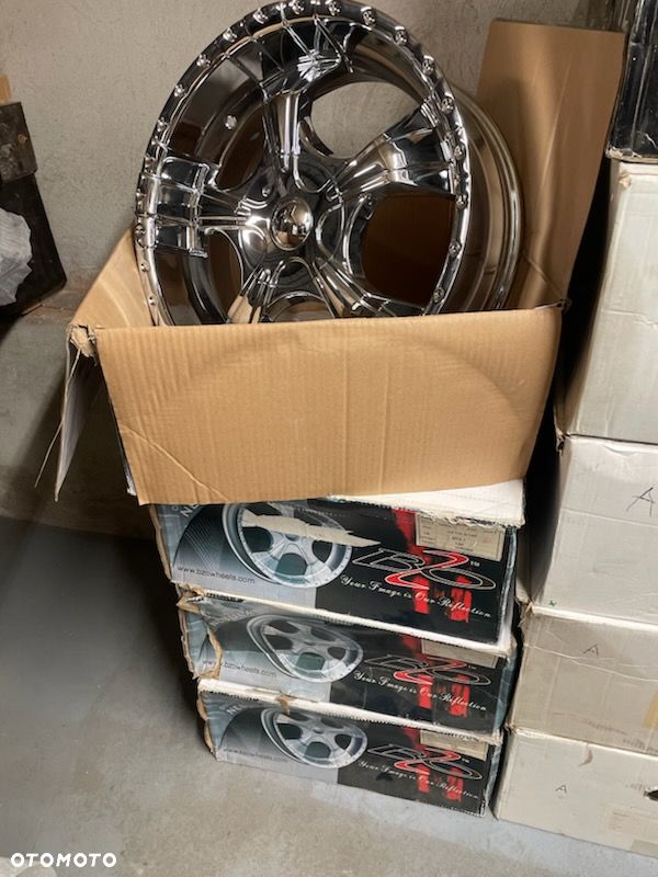 Nowe Felgi chrom chromowane 20 cali 5x114.3 5x120 20x8.5 ET30 chrysler BMW dodge + opony 245/45/20 + czujniki - 8