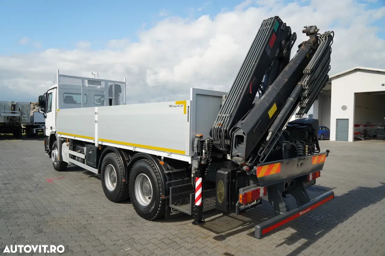 Mercedes-Benz ACTROS 2636 / 6x4 / CAROSERIE DE LIVRARE 6.5 M + HIAB HDS / PODEA REZISTENTĂ / RADIOCOMANDĂ / ROTATOARE / IMPORTAT - 9