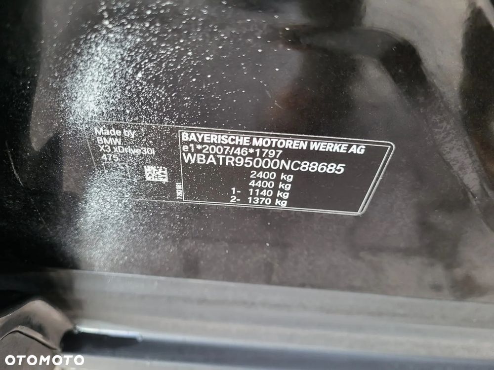 BMW X3 xDrive30i Advantage sport - 40