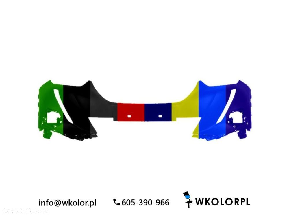 NOWY ZDERZAK PEUGEOT 2008 II 2019- LAKIEROWANY W KOLOR - 1