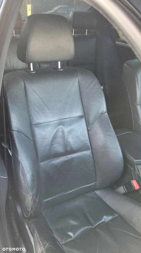 FOTEL PRAWY PRZÓD PRZEDNI BMW E60 LIFT SPORT M PAKIET CZARNA SKÓRA C78 - 4