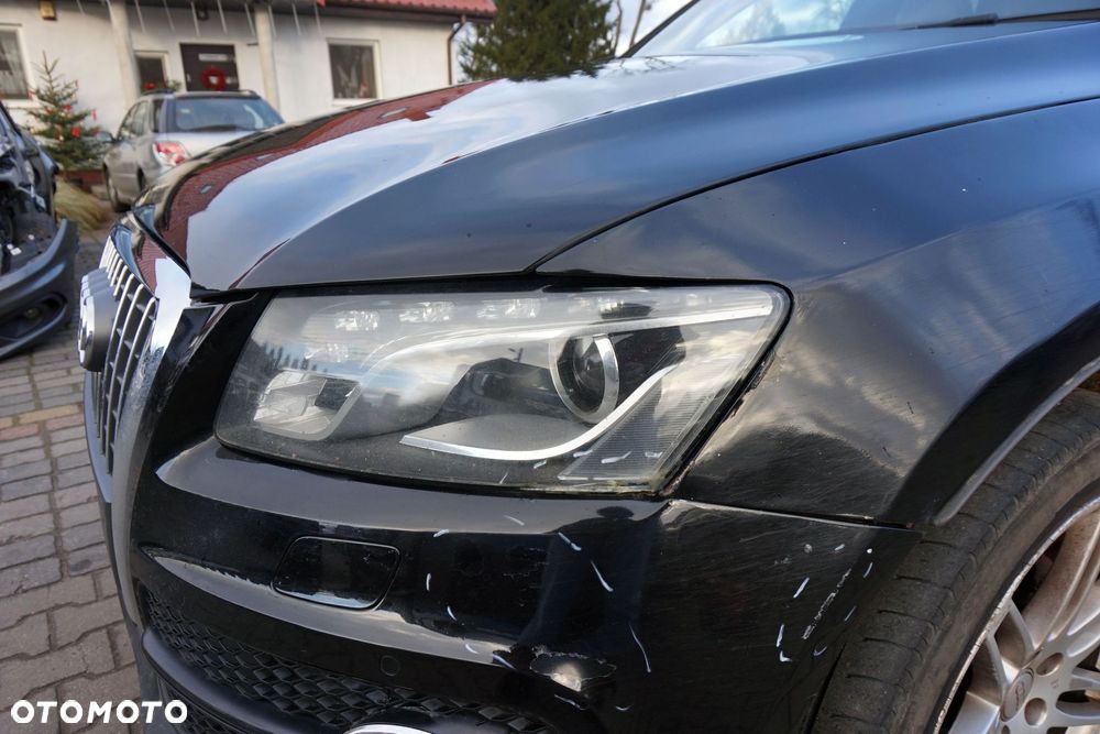 MASKA ZDERZAK BŁOTNIKI LAMPY Q5 I 8R LZ9Y XENON SPRYSKI S-LINE AUDI 2008-2012 CZARNY PRZÓD KOMPLETNY - 25