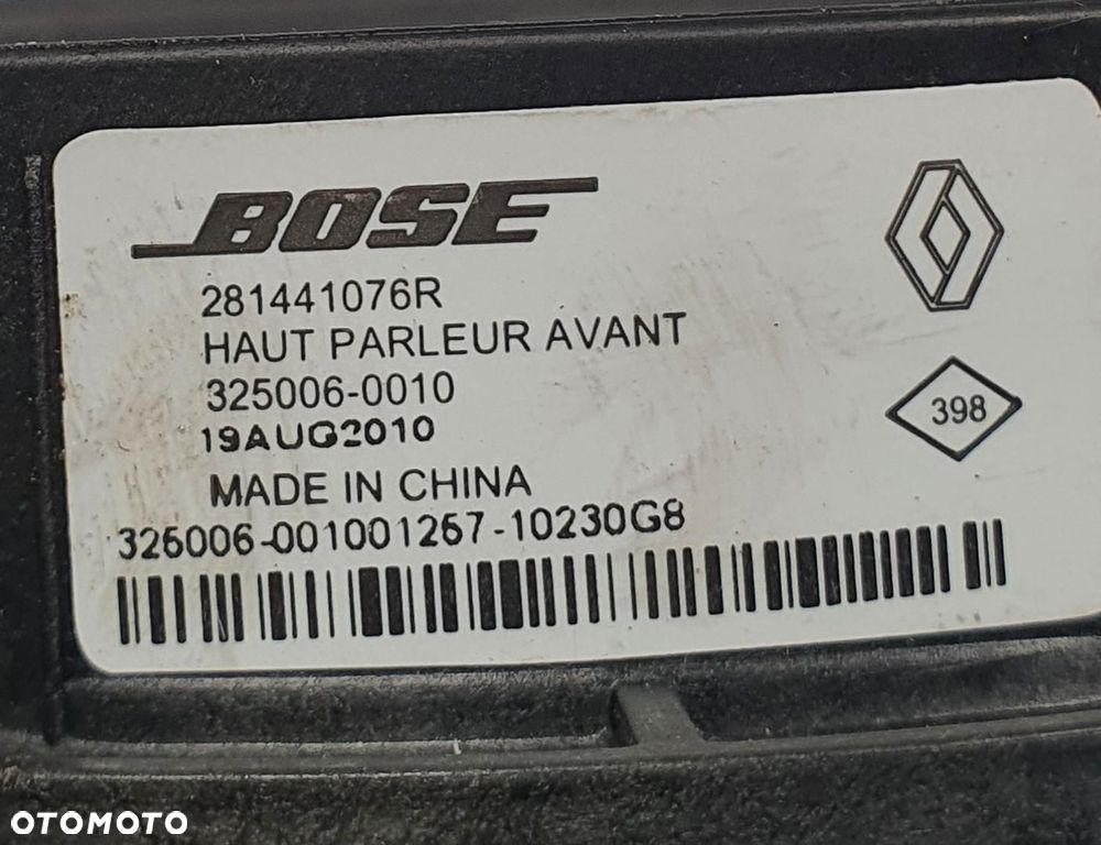 GŁOŚNIK DRZWI PRZÓD BOSE RENAULT MEGANE III 281441076R - 3