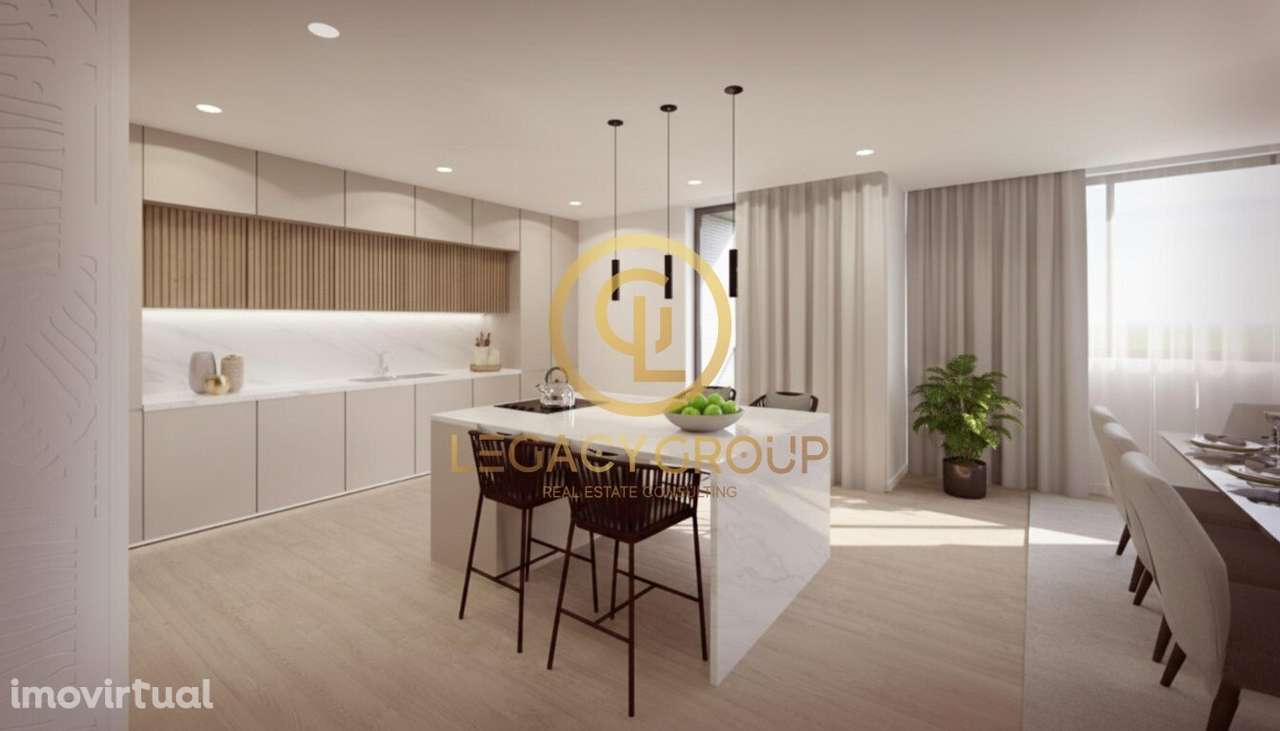 Exclusividade Absoluta no Coração de Faro: T3 de Luxo com Vista p/R... - Grande imagem: 2/10