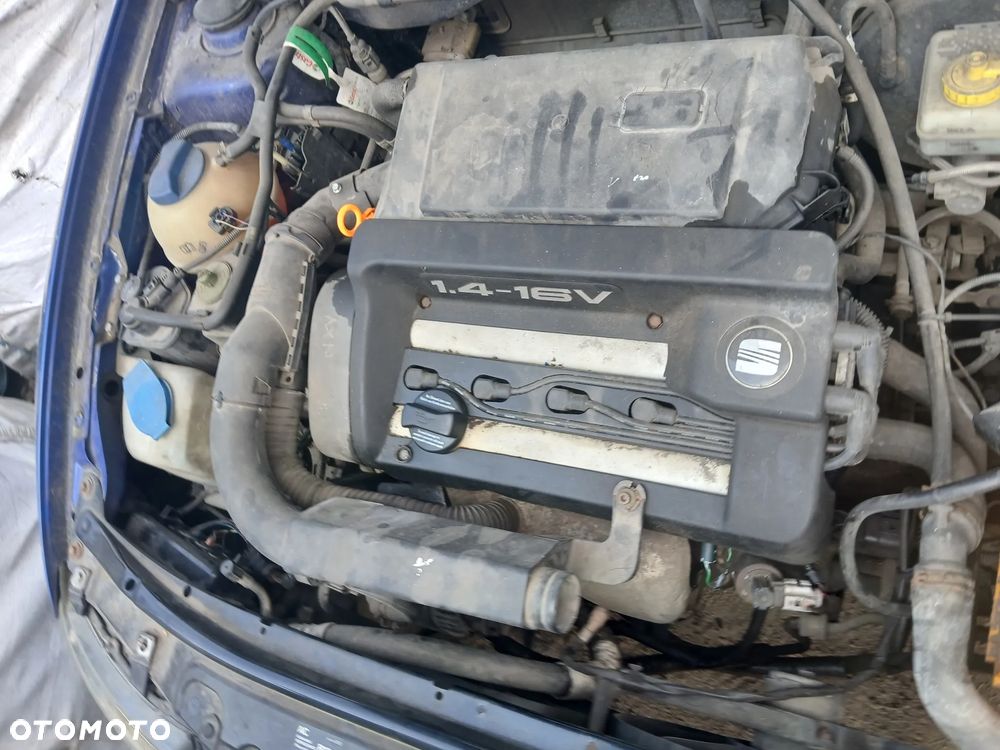 seat leon I silnik 1.4 16v AXP skrzynia DUW sanki belka przód tył wahacz zacisk zwrotnica - 2