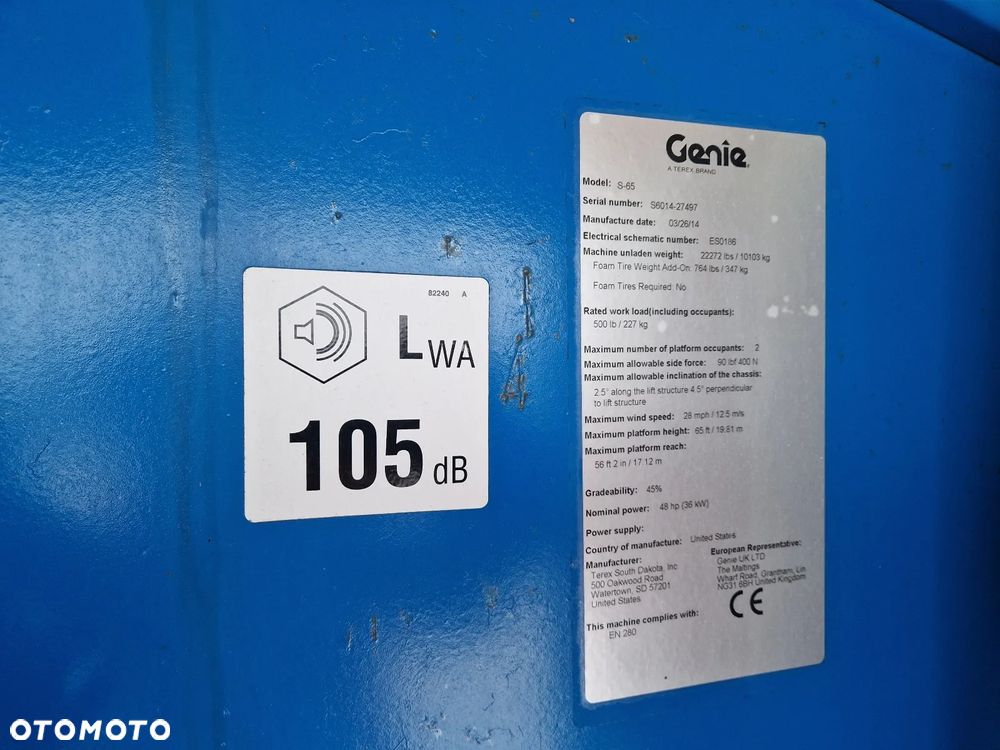 Genie S-65 S65 jak 660SJ R413 - 9