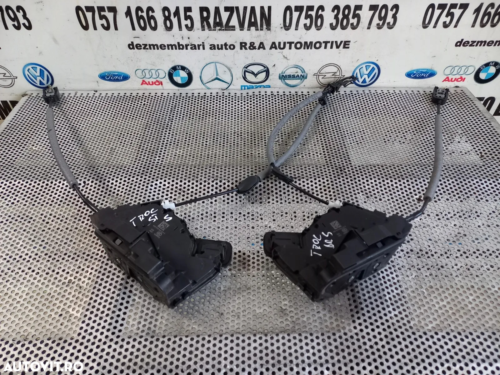 Broasca Blocator Incuietoare Usa Spate Vw T-Roc Passat B8 Touran Golf 7 Skoda Seat Ateca Cod 5TAE 5 - 3