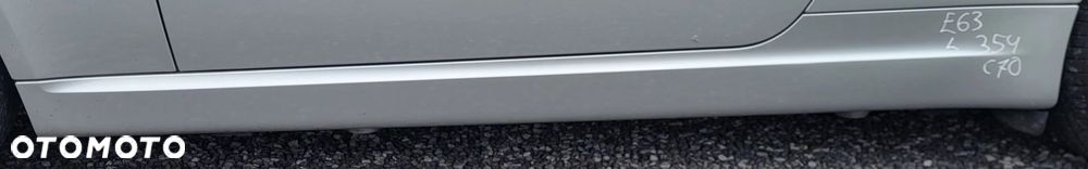 LISTWA PROGOWA LEWA BMW E63 E64 PRZEDLIFT 354 TITANSILBER C70 - 1
