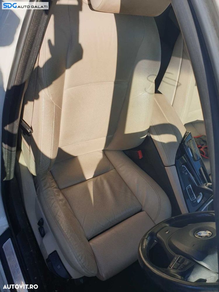 Scaun Piele Crem cu Incalzire Dreapta Fata Pasager BMW Seria 5 F10 F11 2009 - 2017 [C5278] - 1