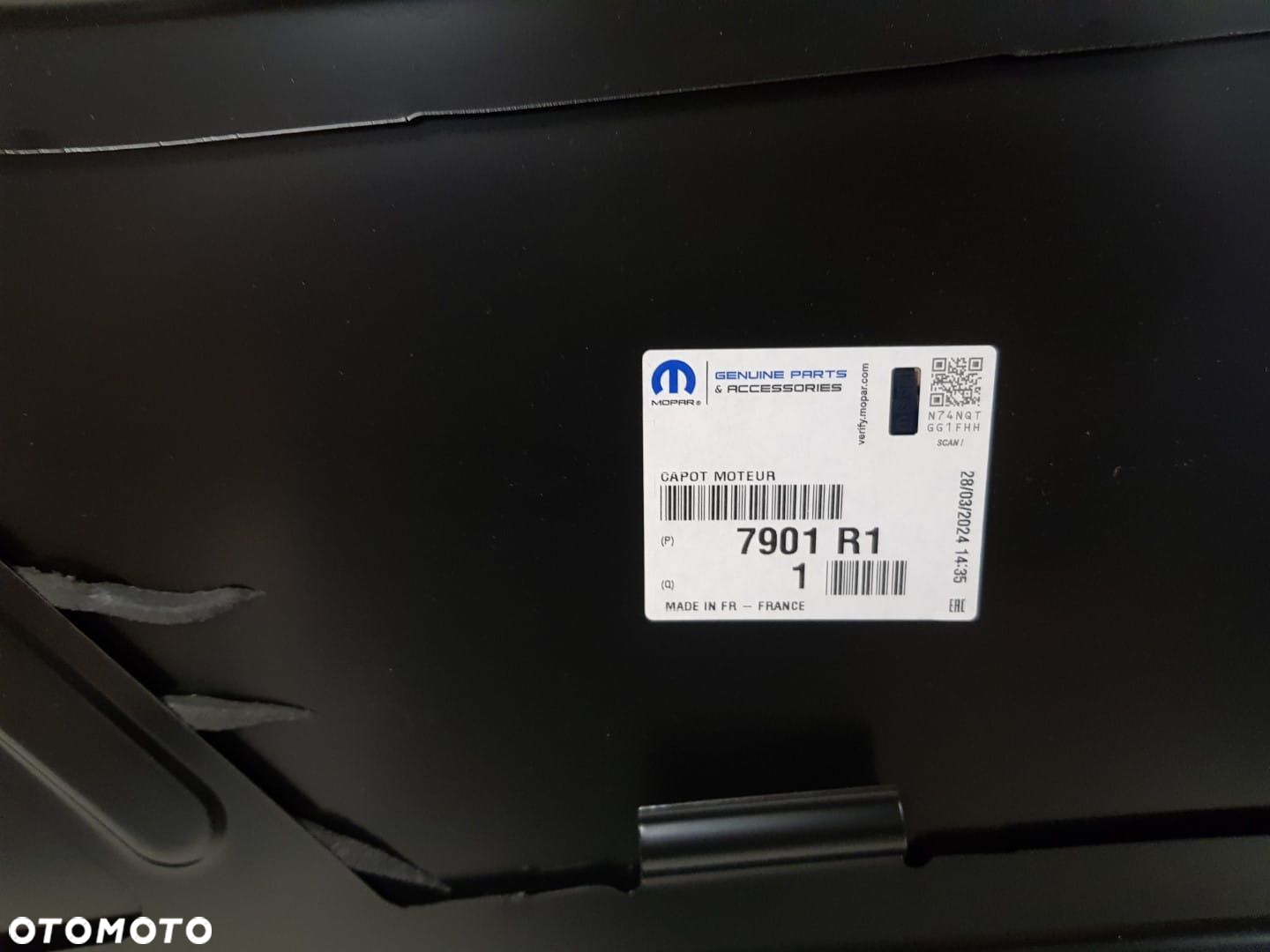 NOWA ORYGINALNA MASKA  POKRYWA SILNIKA CITROEN C3 II 2 09-16r 7901R1 - 13