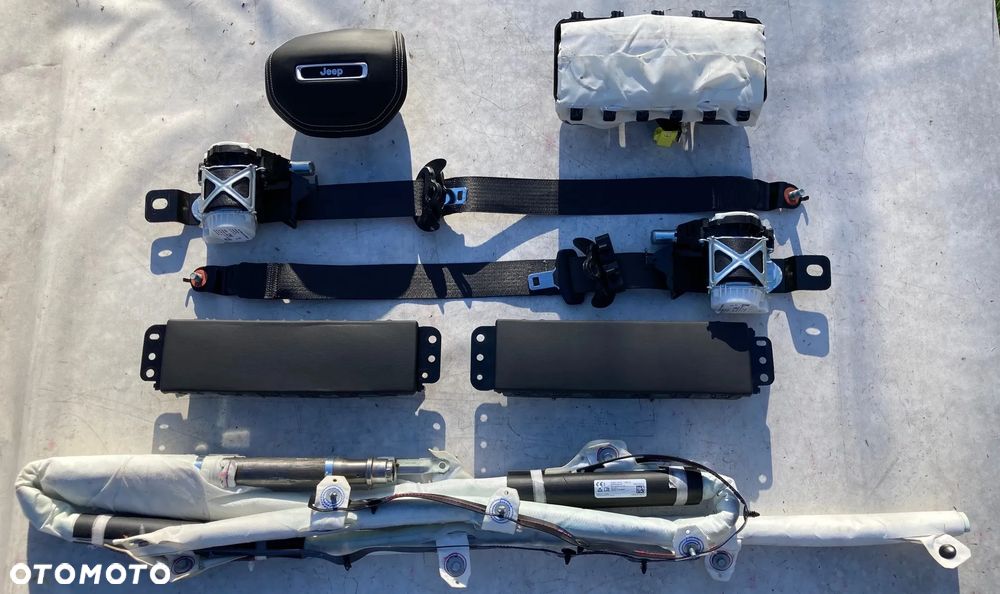 JEEP WRANGLER JL CHEROKEE WL COMPASS AVENGER COMMANDER GLADIATOR  AIR BAG regeneracja PAS PASY KURTYNA KURTYNY LH RH COURTAIN AIRBAG FOTELA W FOTEL SZYCIE SRS  naprawa Raz2 !!!!!! - 1