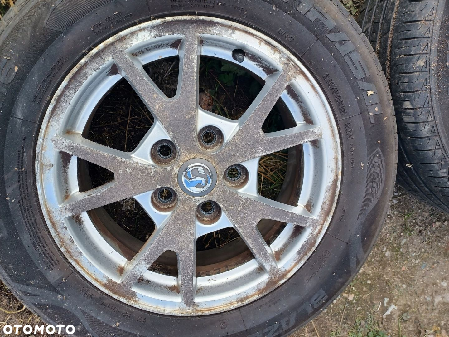 OPEL CHEVROLET KOŁA FELGI ALUMINIOWE 16 OPONY LETNIE 215/60 R16 ET41 6.5J - 3