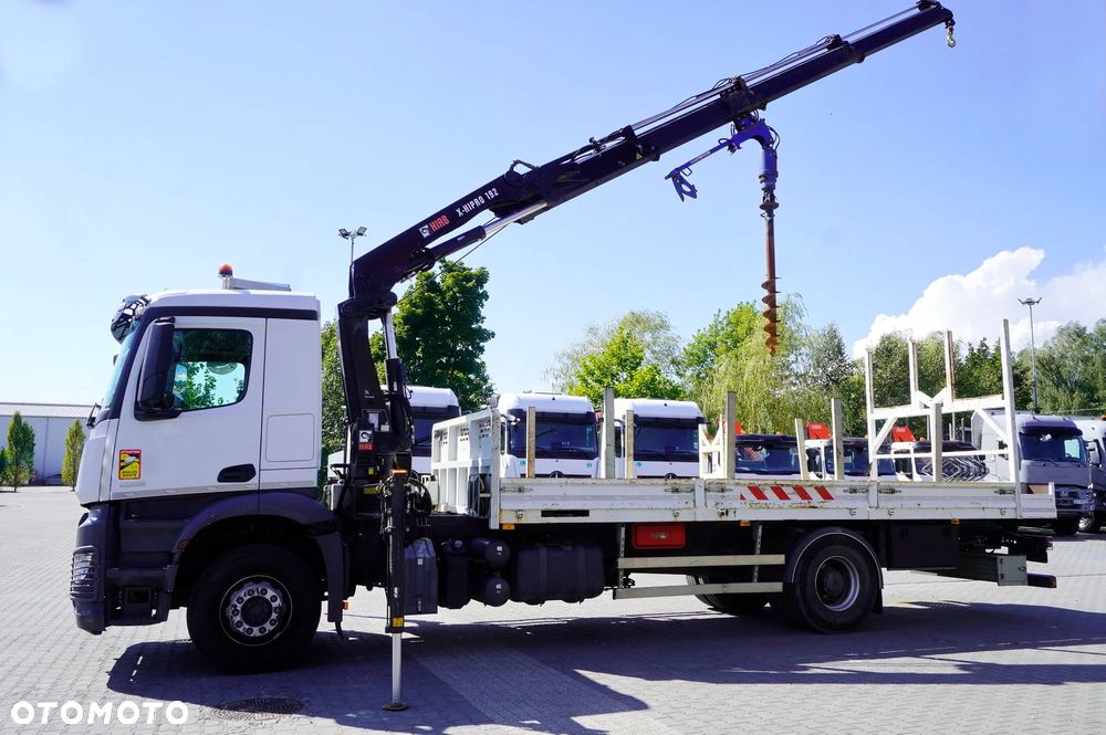 Mercedes-Benz Arocs 1833 4×2 / 50 tys. km! / HDS HIAB X-HIPRO 192 ES-3 / Pilot / Wiertło / 3 szt._260553 - 9