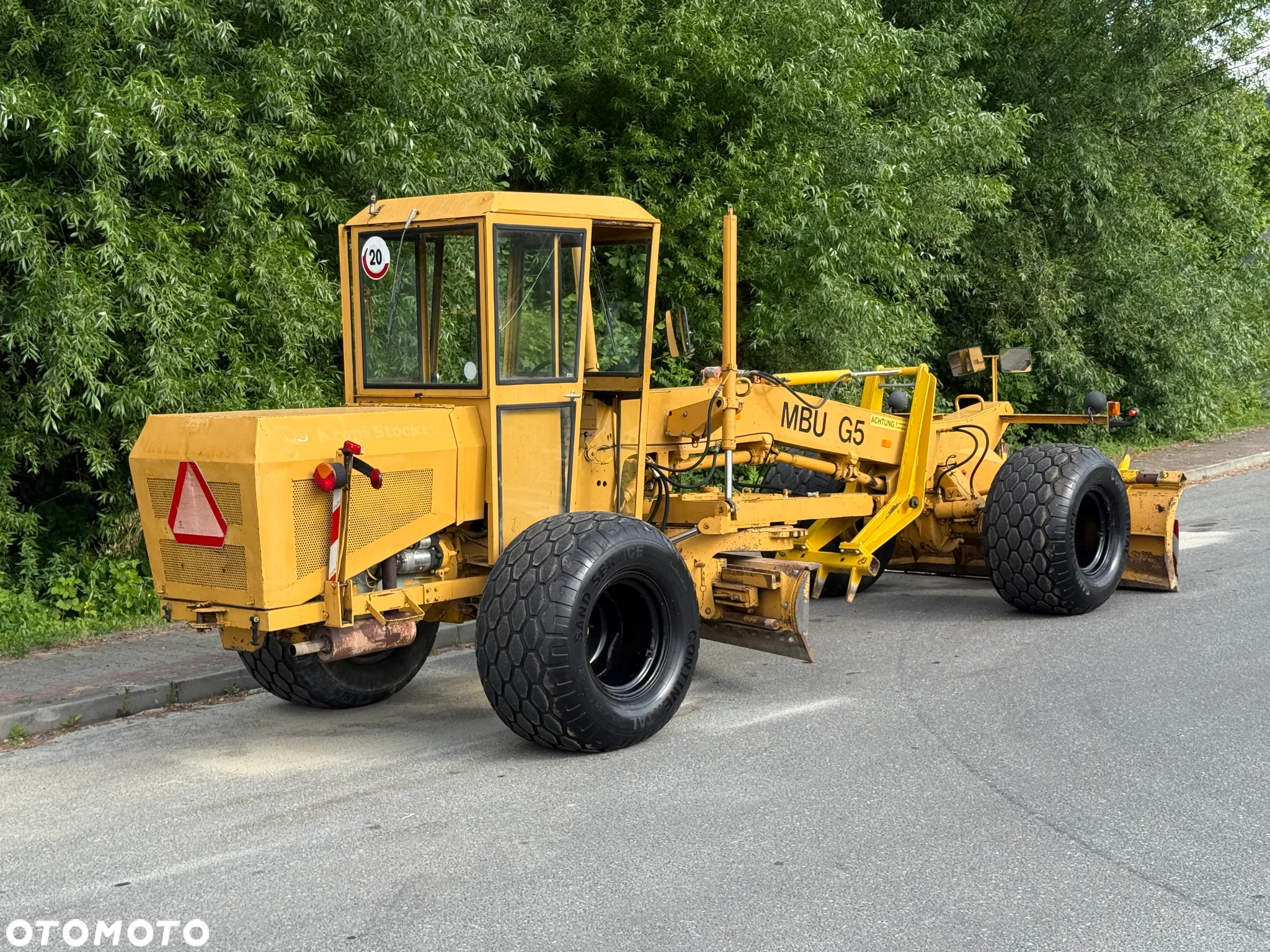 O&K * Równiarka * MBU G50 * Sprowadzona * 2 Osie * 4x4 * Maszyna Drogowa - 8