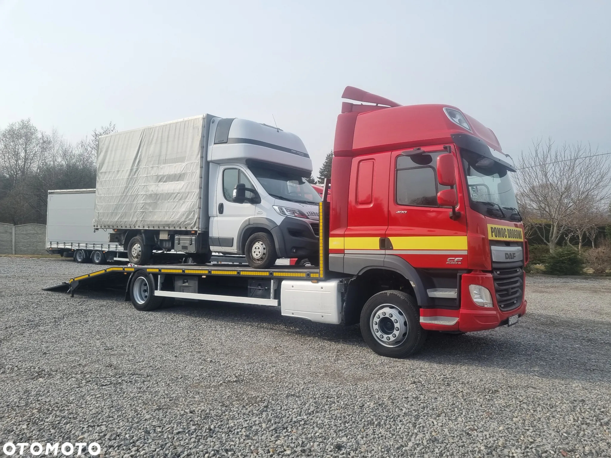 DAF CF 400 / ACC / EURO 6 / POMOC DROGOWA / AUTOLAWETA / WYSUW HYDRAULICZNY - 24