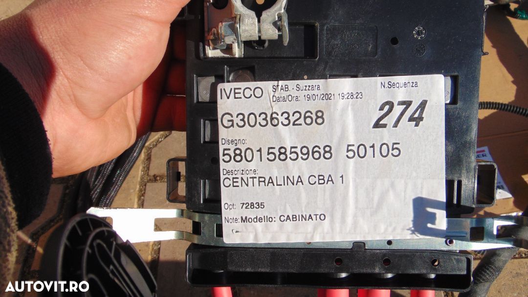 Releu baterie Iveco daily 2015-2022 siguranta baterie dezmembrez iveco daily 2.3 euro 6 - 1
