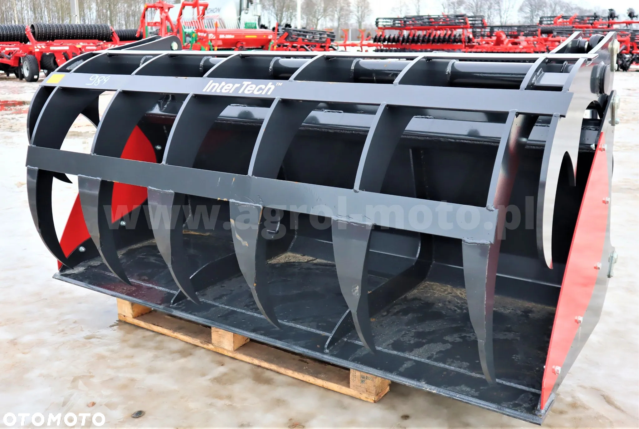 Łyżko-Krokodyl ząb palony 1,5m 2,4m Inter Tech; Chwytak Paleciak Łyżka - 5