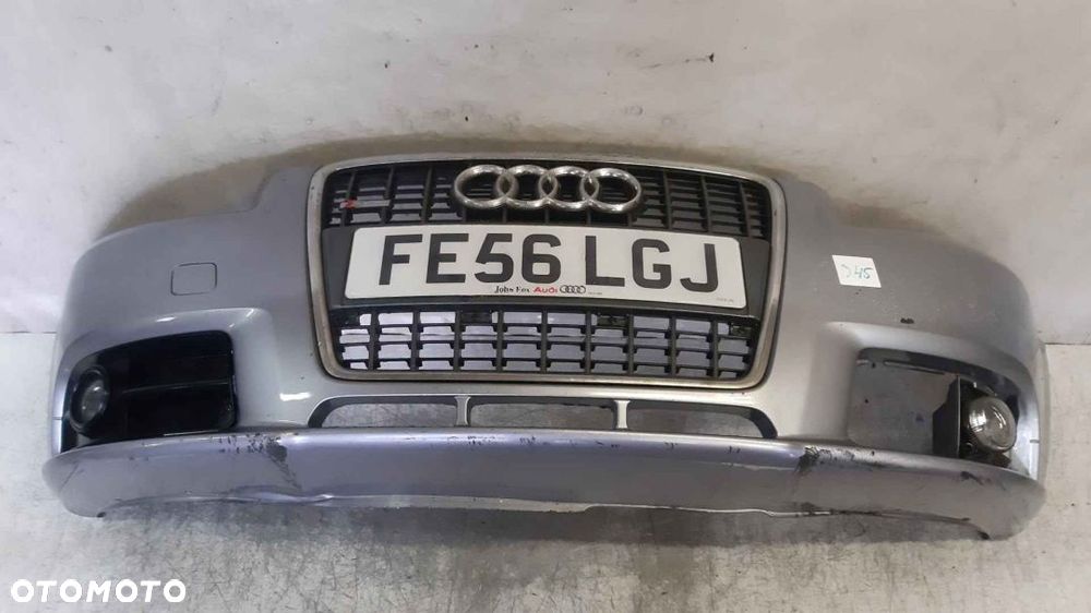 * ZDERZAK PRZÓD PRZEDNI DO AUDI A3 8P S LINE S3 8P HALOGENY LY7R SZARY - 1