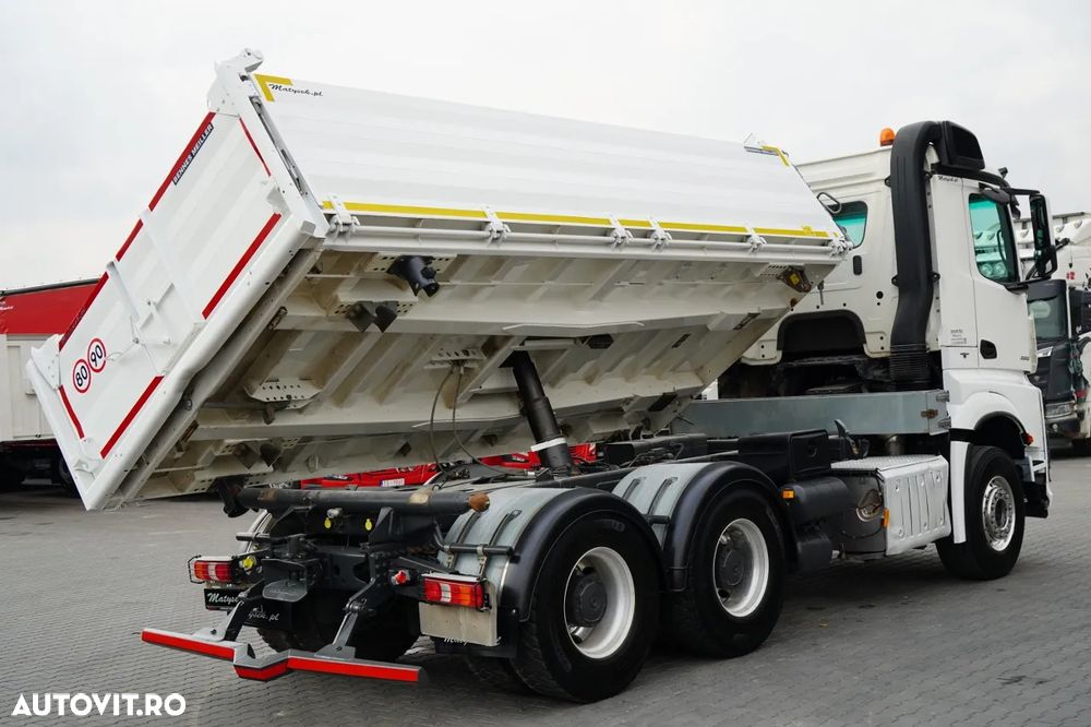 Mercedes-Benz AROCS 2658 / BASCULATOR 3 LATE / SARCINĂ UTILĂ 14 TONE / JANTE DIN ALIAJ / EURO 6 - 10