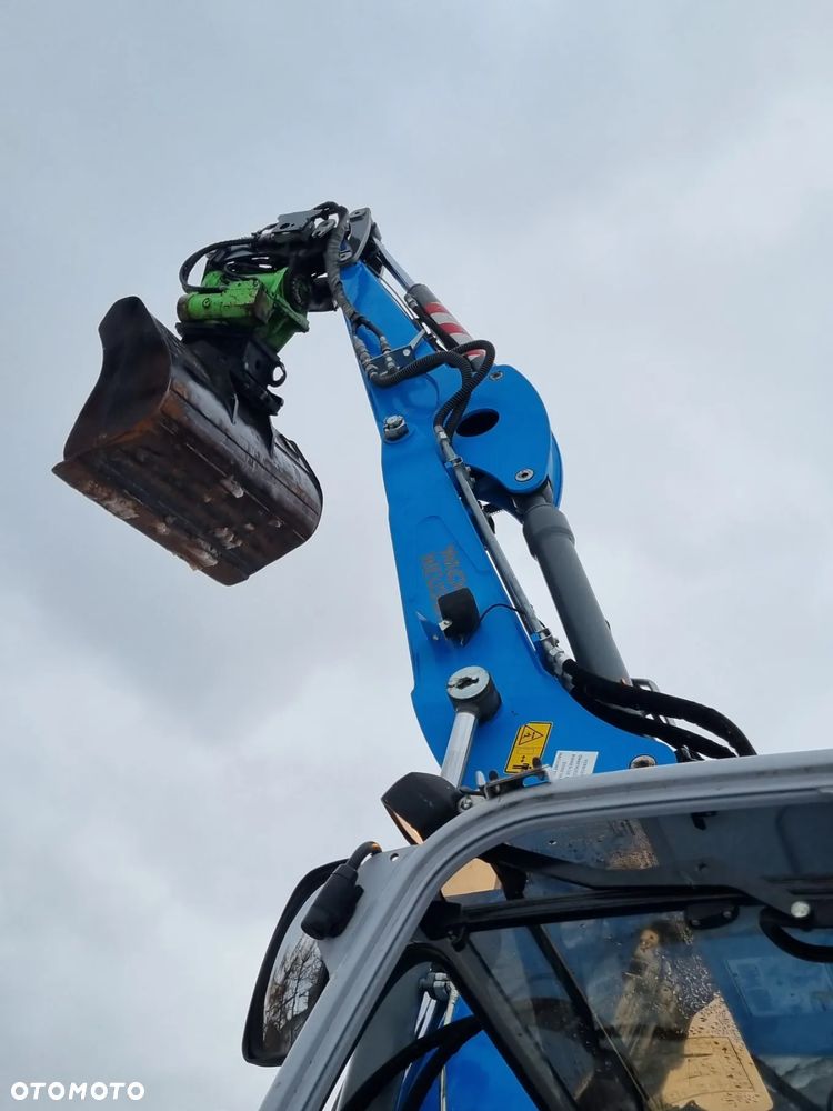 Wacker Neuson EW100 Koparka Kołowa 11 ton. 3x Ramię +ROTOTIL z regulacją szybkości+ Skosowanie Hydr+Pompa ON Łyżki. z Norwegii Jak Nowa z salonu! 2086mtg PERKINS silnik. STABILIZATORY Klima. DEKRA 2026r. Książka serwisowa. Szybkozłącze Hydr. Opcja podpięcia samego wiertła do gleby. - 3
