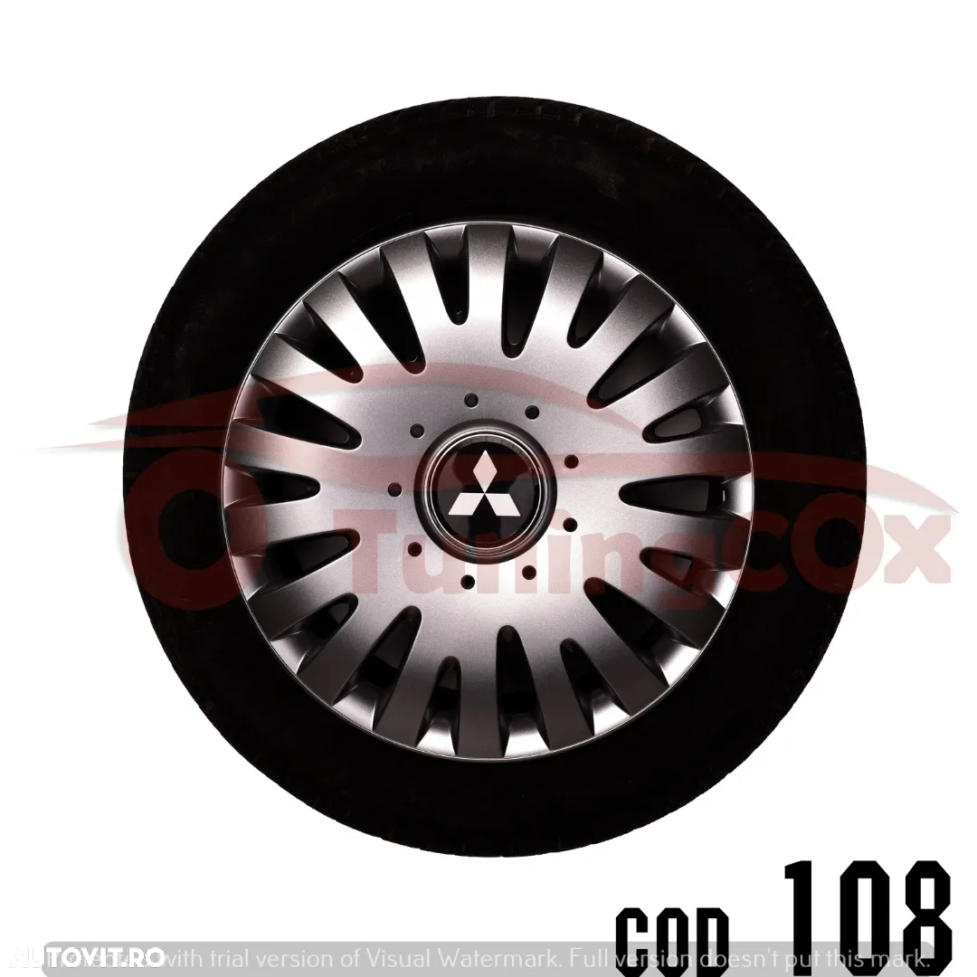Capace roti MITSUBISHI r13  la set de 4 buc ,Capace janata aliaj - 6